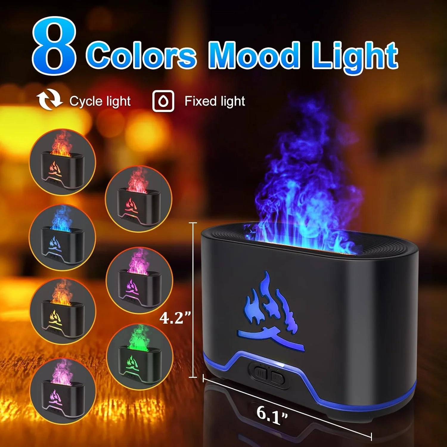Cool Mist 8 Color Oil Diffuser